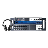 Mesa De Som Soundcraft Ui 16 Com Fone De Ouvido Akg K 182