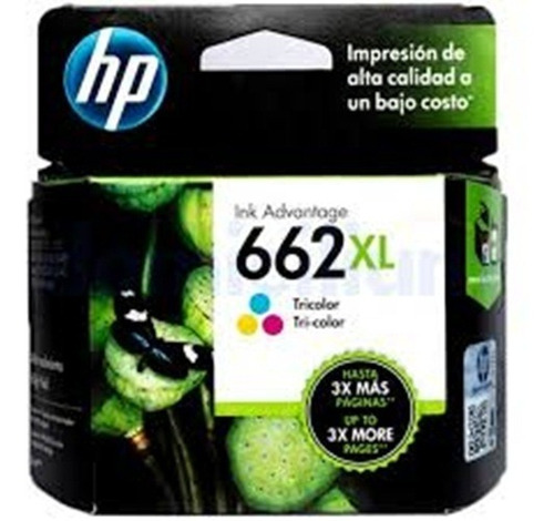 Cartucho Hp 662xl Color Original Cz106al