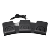 Controlador Midi Mecánico De Teclas Triples Con Pedal Usb