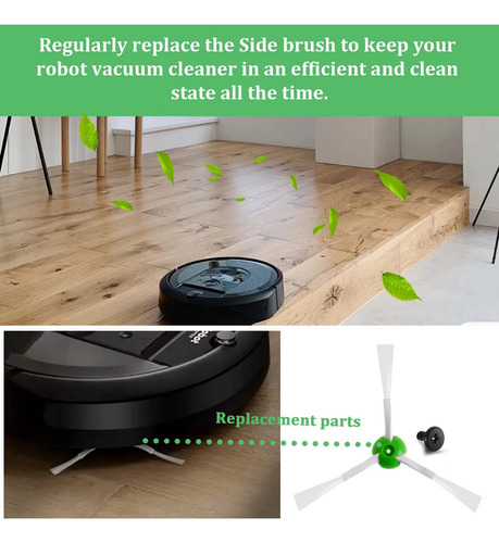 Sogyupk Side Brush Replacement,compatible For Irobot Roomba