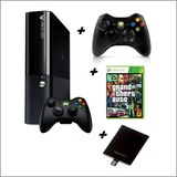 Xbox 360 Super Slim 250gb + 2 Controles Originais + Gta 5