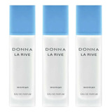 Perfume Importado La Rive Donna 90ml Kit C/3 Oferta Atacado