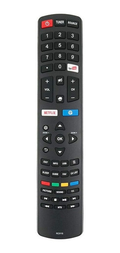 Control Remoto Smart Tv Rc311s Noblex Netflix Youtube Leer 