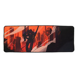 Mousepad Xl 80x30cm Eva 01 Red Evangelion Antiderrapante 