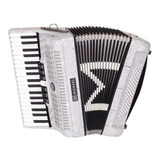 Acordeon Michael 80 Baixos Acm8007n Pwh Perolado