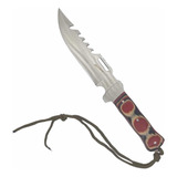 Navaja Campismo - Cuchillo Mango Betas Funda Camuflaje 26 Cm