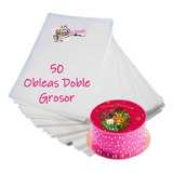 Hojas De Arroz Oblea Doble Grosor 50 Pzas Comestible