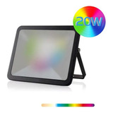 Reflector Led 20w iMac Smart Multiled Rgb Bluetooh App Color De La Carcasa Negro