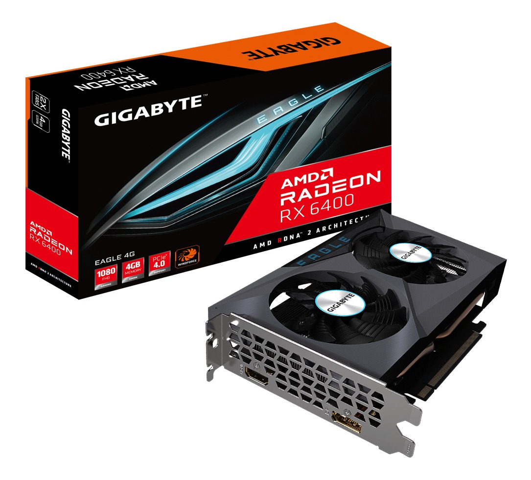 Placa De Video Amd Gigabyte Eagle Radeon Rx 6400 S