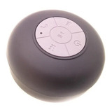 Mini Caixa De Som Pequena De Banheiro Portátil Com Bluetooth Cor Preto