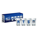 Kit 4 Copo Americano Cruzeiro Tradição Cruzeirense 190ml