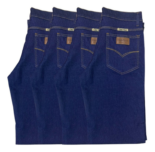 4 Calças Jeans Básicas Lycra Marca Estilo Country