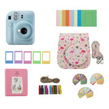 Cámara Instantánea Instax Mini 12 Azul Con Accesorios