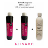 Alisado Nanoplastia Y Japonés 250 Ml C/u +keratina Artesanal