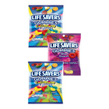 3 Bolsas Life Savers Gummies 3 Sabores 91.3g C/u Usa 