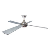 Ventilador De Techo Megaluz Cf1085-52 Gris Con 4 Aspas, 42  De Diámetro 127 v