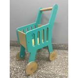 Carrito De Compras De Madera