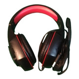 Head Set Fussion Acustic Hpg-001 Micrófono Ajustable Color Negro