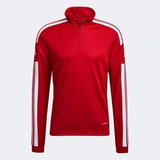 Blusa adidas Treino Squadra 21 - Vermelho+branco Gp6472