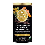 The Republic Of Tea Organic Honeybush Vanilla Turmeric Super