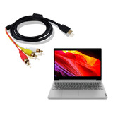 Cabo Adaptador Hdmi X Rca Av S/ Conversor - Notebook Tv