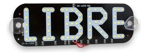 Letrero Luminoso Led Para Auto Taxi Libre 12v