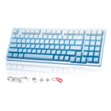 E-yooso Teclado Mecanico Inalambrico Z94 Rgb/bt+usb+cable