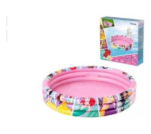 Piscina Tres Aros 122cm Diseño De  Princesa Bestway 91047 