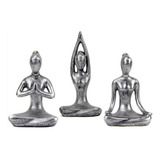 Figuras De Yoga Zen Para Decoración Del Hogar, Set De 3