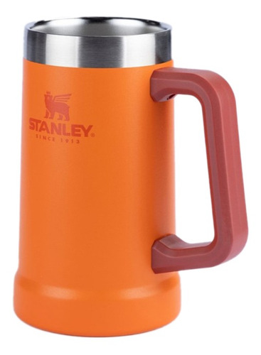 Caneca Térmica De Cerveja Stanley Signal Orange | 0,709l