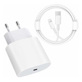 Carregador Turbo 20w Usb-c Para iPhone 11 12 13 14 Pro Max