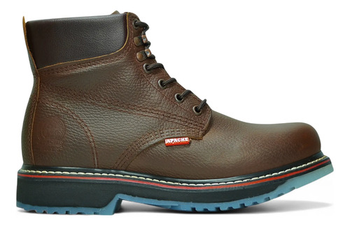 Bota Lisa Ganadera Trabajo Piel Suela Wolvorine, Cómoda
