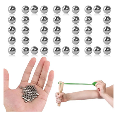 Bolas De Acero Meng Wei 8mm 1000pcs Caza Tiro Al Blanco Plateado | Meses sin interés