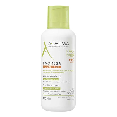 A-derma Exomega Control Crema Emoliente 400ml Piel Atópica | Envío gratis