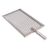 Grelha Moeda Inox Para Grill Churrasqueira Curto 46cm