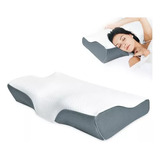 Almohada Ortopedica Memory Foam Viscoelástica Gel Antiácaros