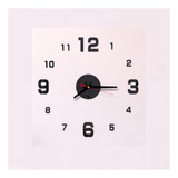Reloj Para Pared 3d Acrilico Grande Armable Diy | Elegante