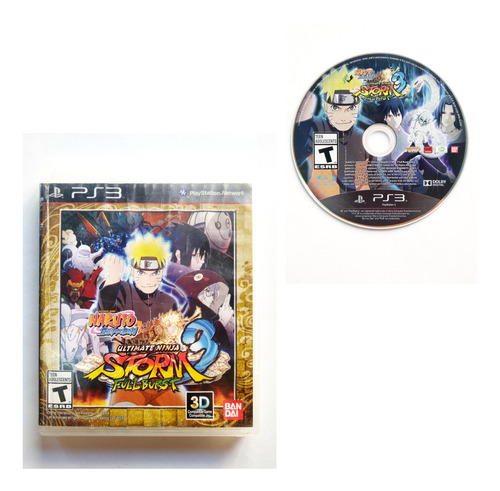 Naruto Shippuden Ultimate Ninja Storm 3 Full Burst Ps3