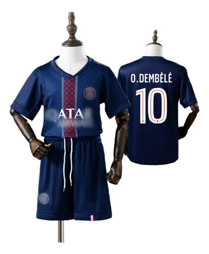 Set De Equipación De Fútbol O.dembele Nº 10 Del Paris Saint-