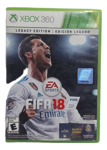 Fifa 18 Edición Legado / Xbox360 / *gmsvgspcs*