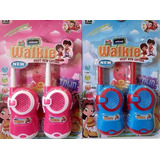 Brinquedo Walkie Talkie Infantil Criança Rosa E Azul