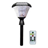 Lampara Led Solar 5w Decorativa Tipo Farol Y Control Remoto Color Farol Para Jardin