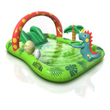 Airefina Dino Planet - Piscina Inflable Para Niños, Centro.