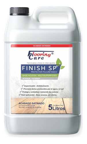 Microdesign - Hidrolaca Finish Sp Poliuretanica Satinada 5lt