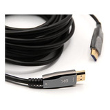 Cable Pacroban Hdmi 2.1 De Fibra Óptica 8k 50ft -negro