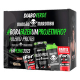 Combo Mansão Maromba Blend 900g+ Pré Treino + Bcaa + Coq Ftw Sabor Chocolate