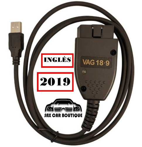 Interface Vag Com Version En Ingés 18.9 Vw Seat Audi 2019 *