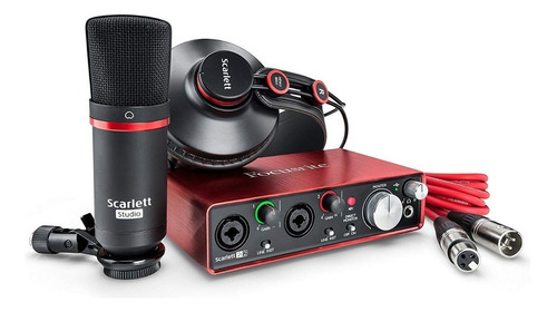 Interface De Audio Externa Focusrite Scarlett Studio Kit Prm