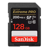 Tarjeta De Memoria Sandisk Sd-128gb Extreme Pro 200mbs