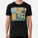 Remera Vincent Van Gogh Autorretratos Algodon Premium